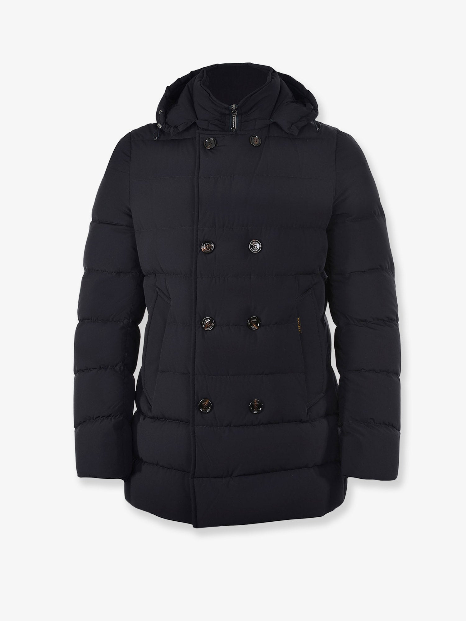MOORER Florio-Kn padded and quilted down jacket