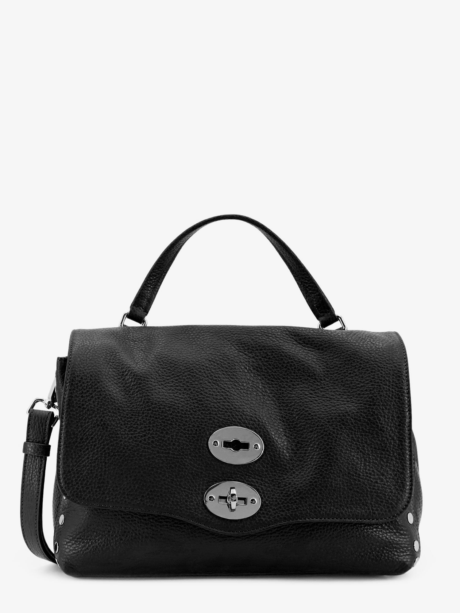 ZANELLATO Postina® S textured leather crossbody bag