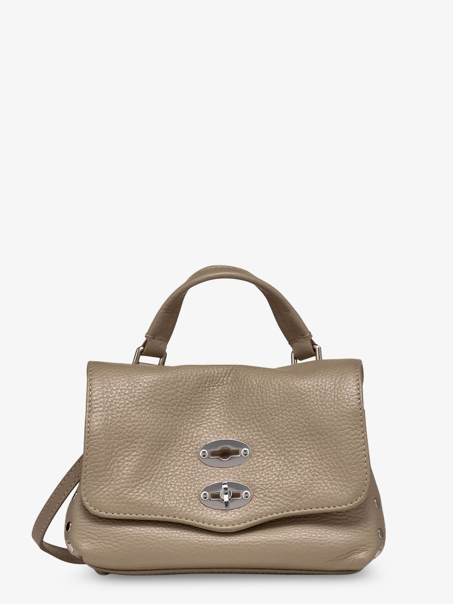 ZANELLATO Postina® Baby hammered leather crossbody bag