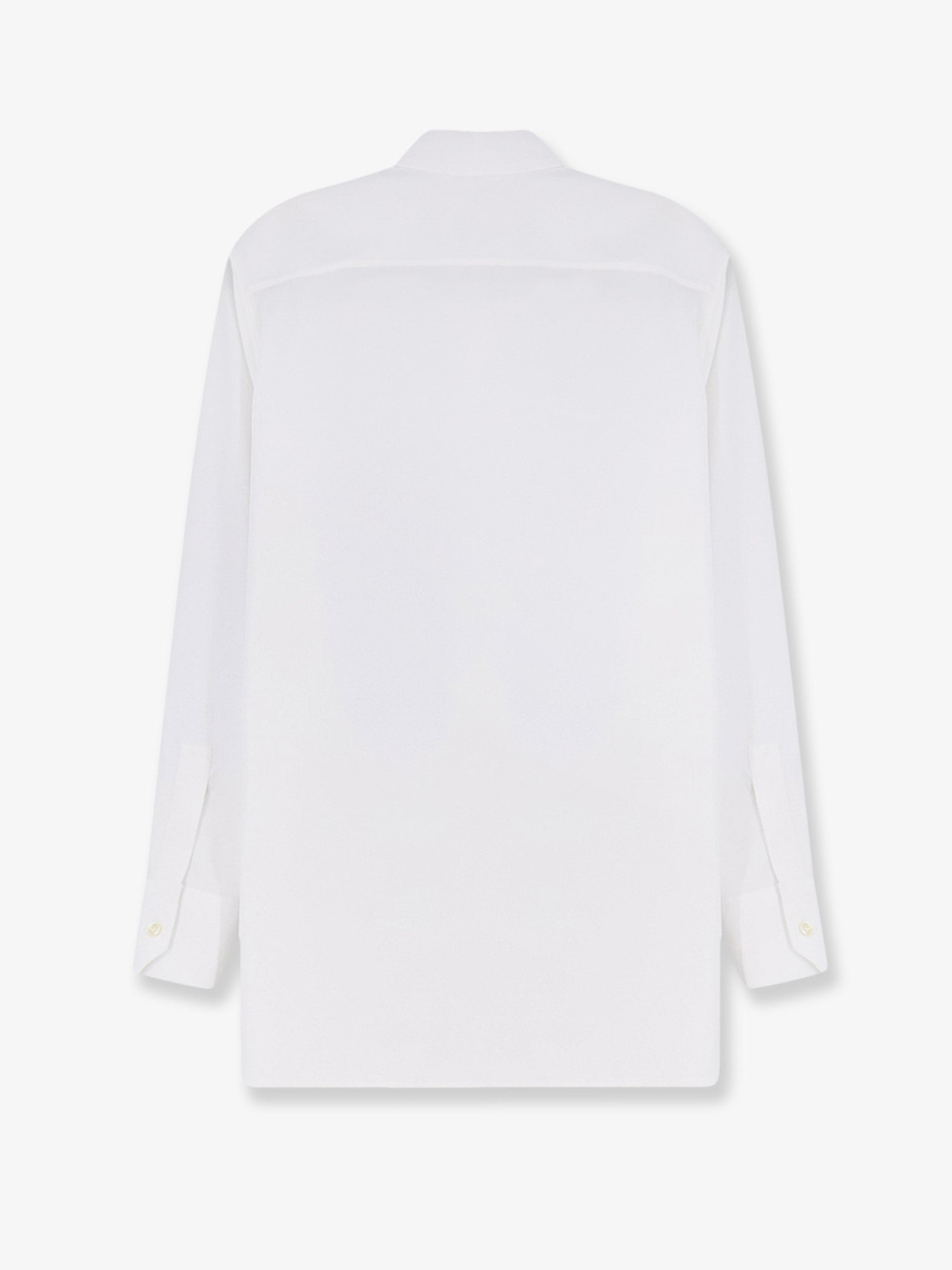 Saint Laurent Cotton shirt with Cassandre embroidery, view 2
