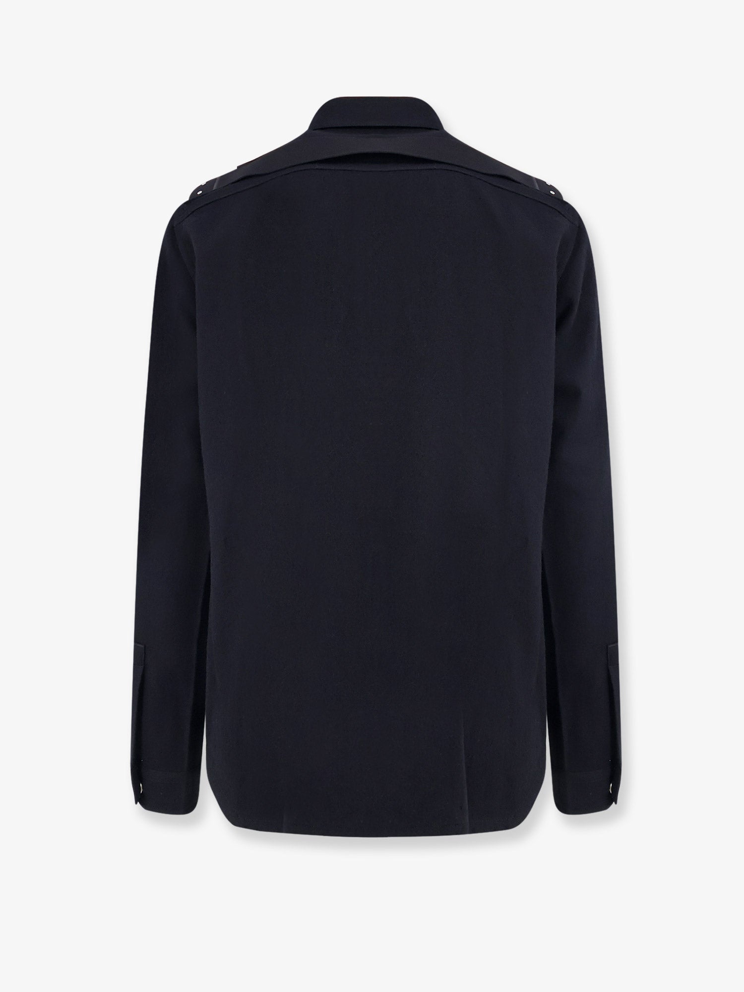 Rick Owens Cotton and Wool Outershirt, view 2