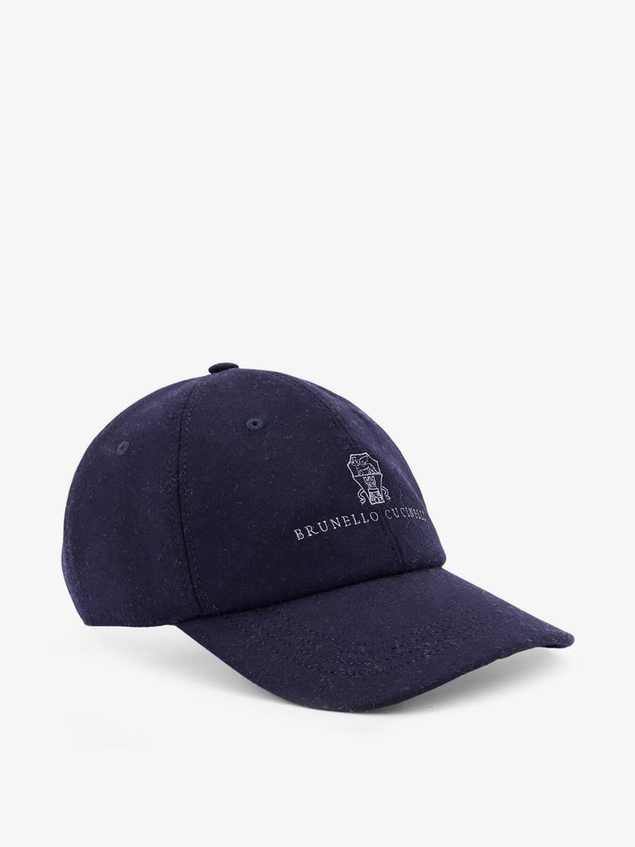 Brunello Cucinelli Virgin wool baseball hat, view 2