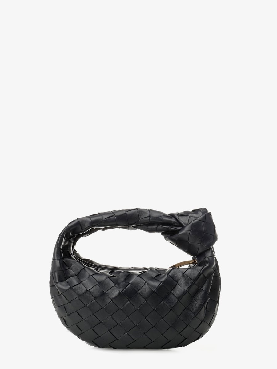 Bottega Veneta Mini Jodie leather handbag with Intrecciato motif, view 2