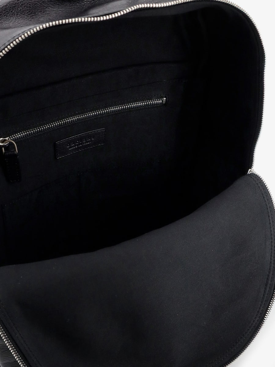 ORCIANI Leather backpack with Logo, view 4