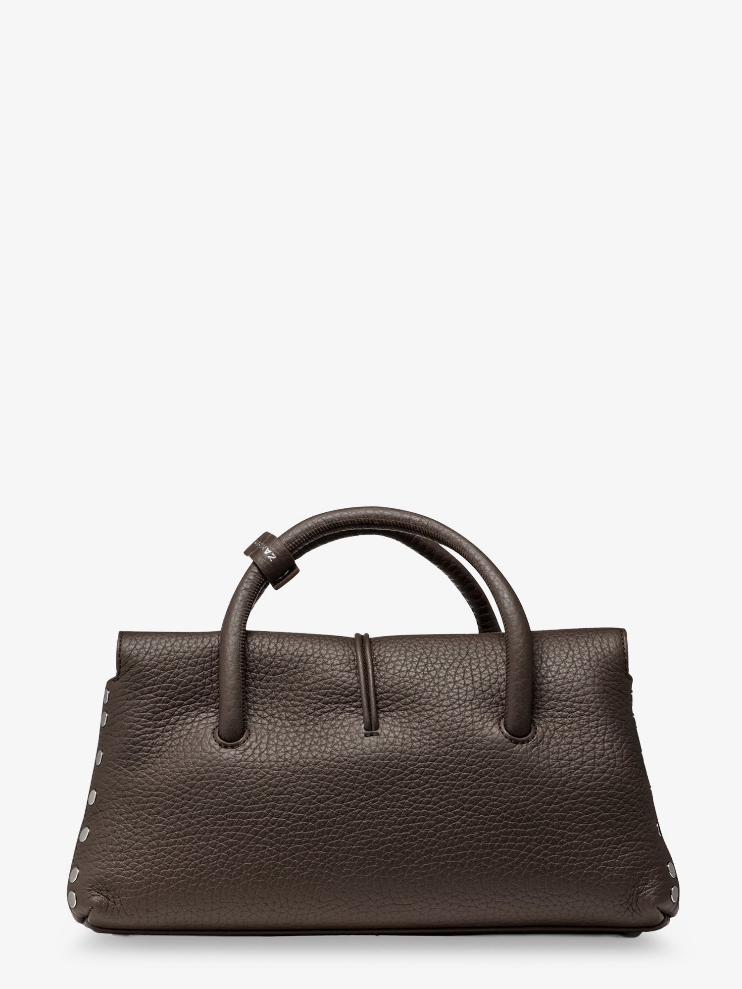 ZANELLATO Dotta® Small Hammered Leather crossbody bag, view 2