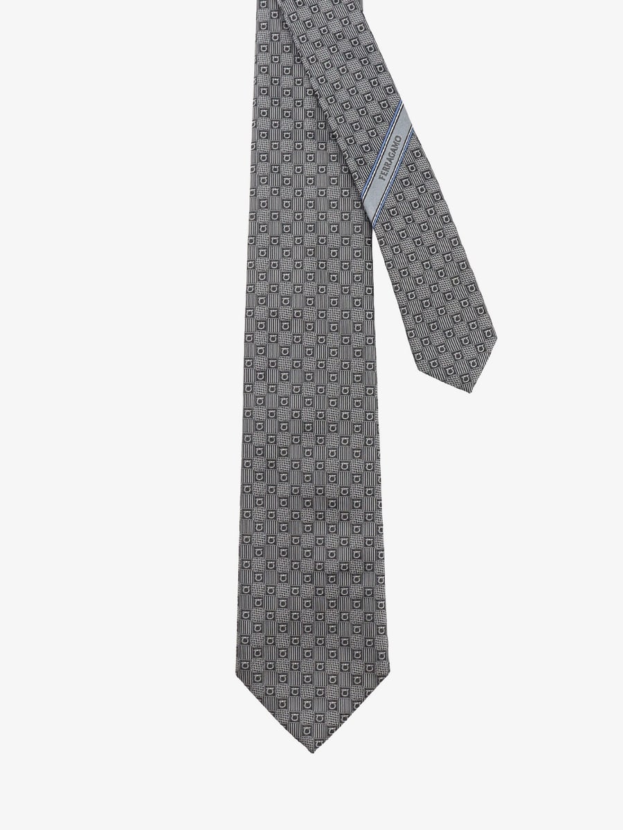 Ferragamo Cannes silk tie, view 2
