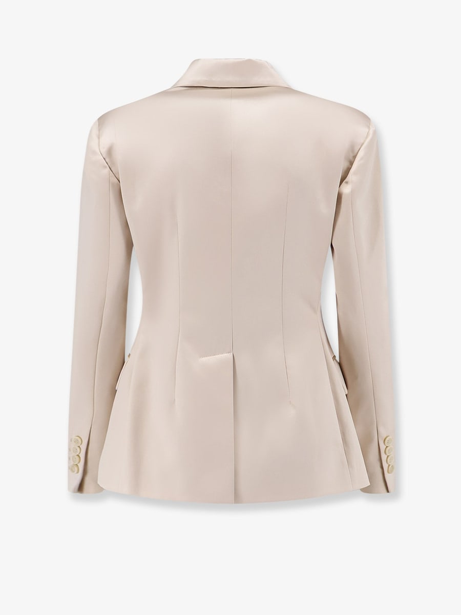 Brunello Cucinelli Double-breasted silk blazer, view 2