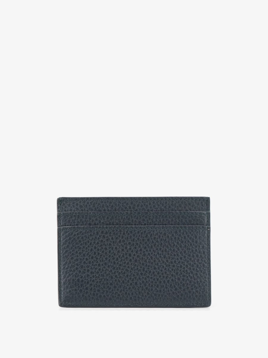 Saint Laurent Tiny Cassandre textured leather card holder, view 2