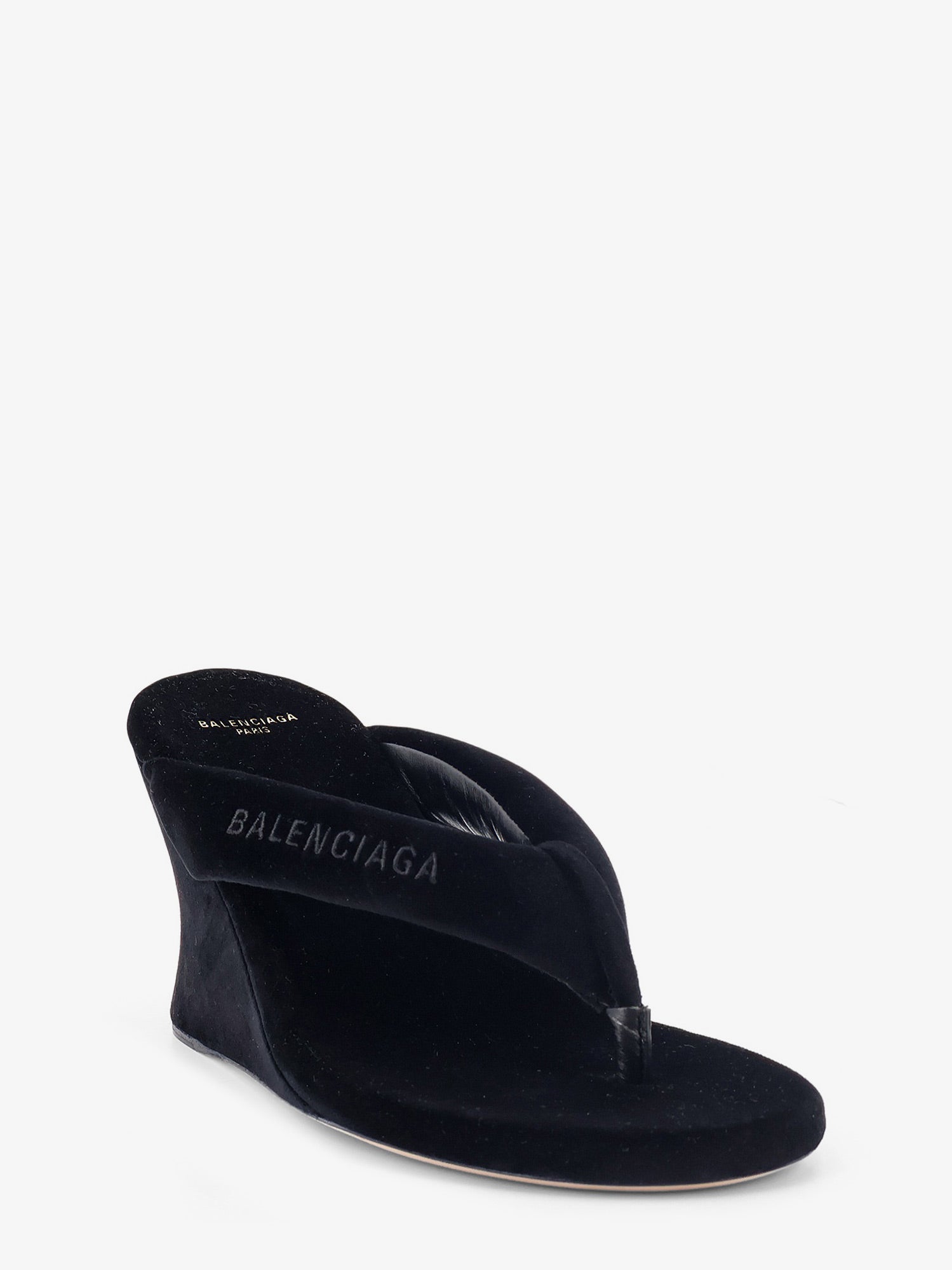 Balenciaga Gaeta velvet sandals, view 2