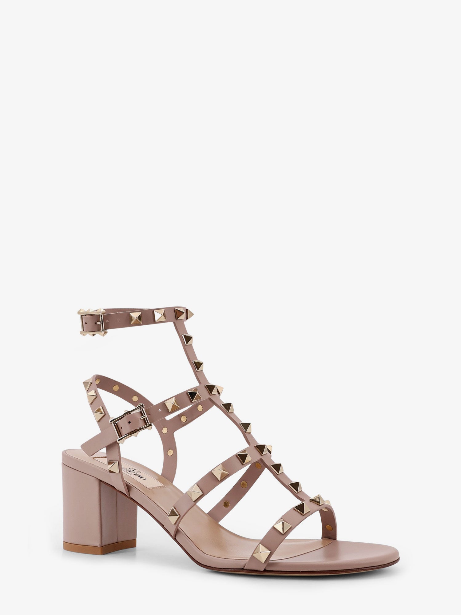 Valentino Garavani Rockstud leather sandals, view 2