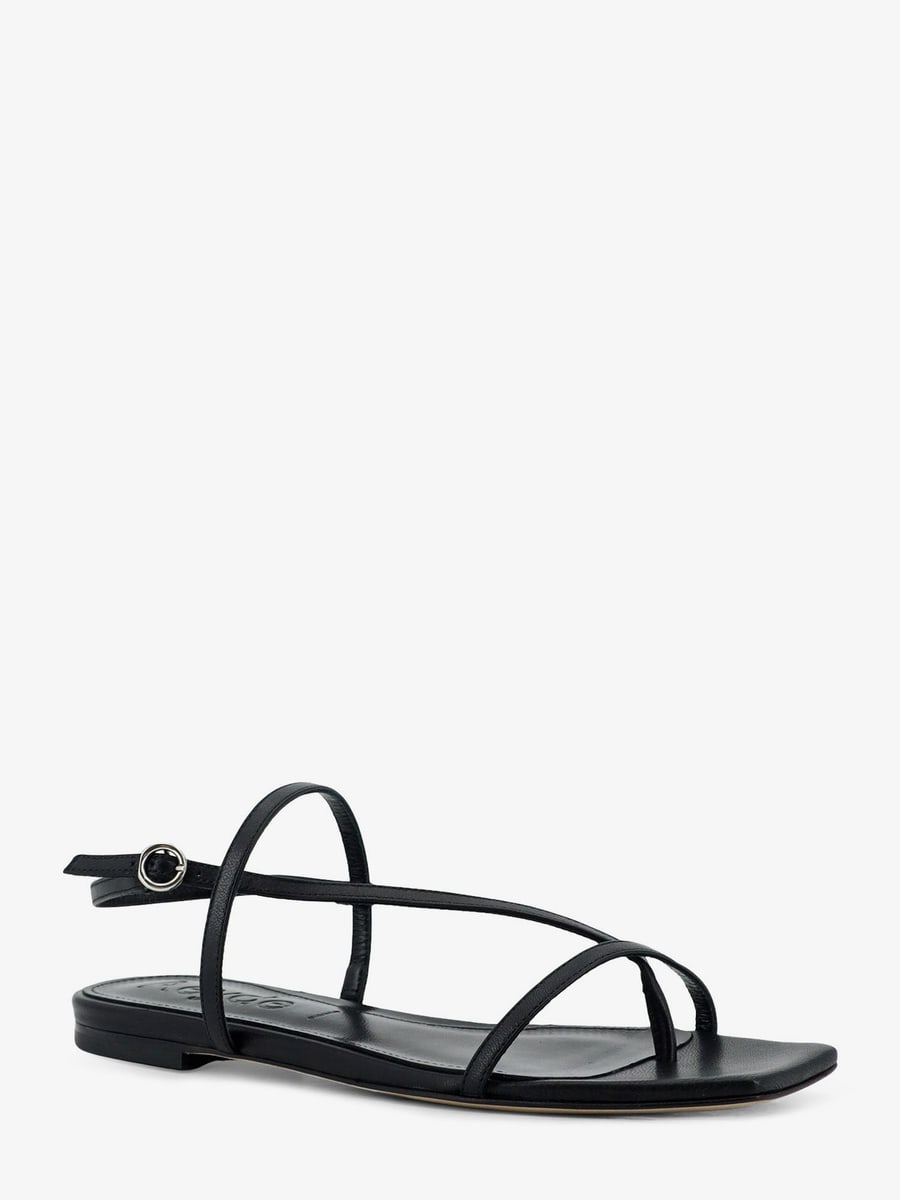 AEYDE Ella flat leather sandals, view 2