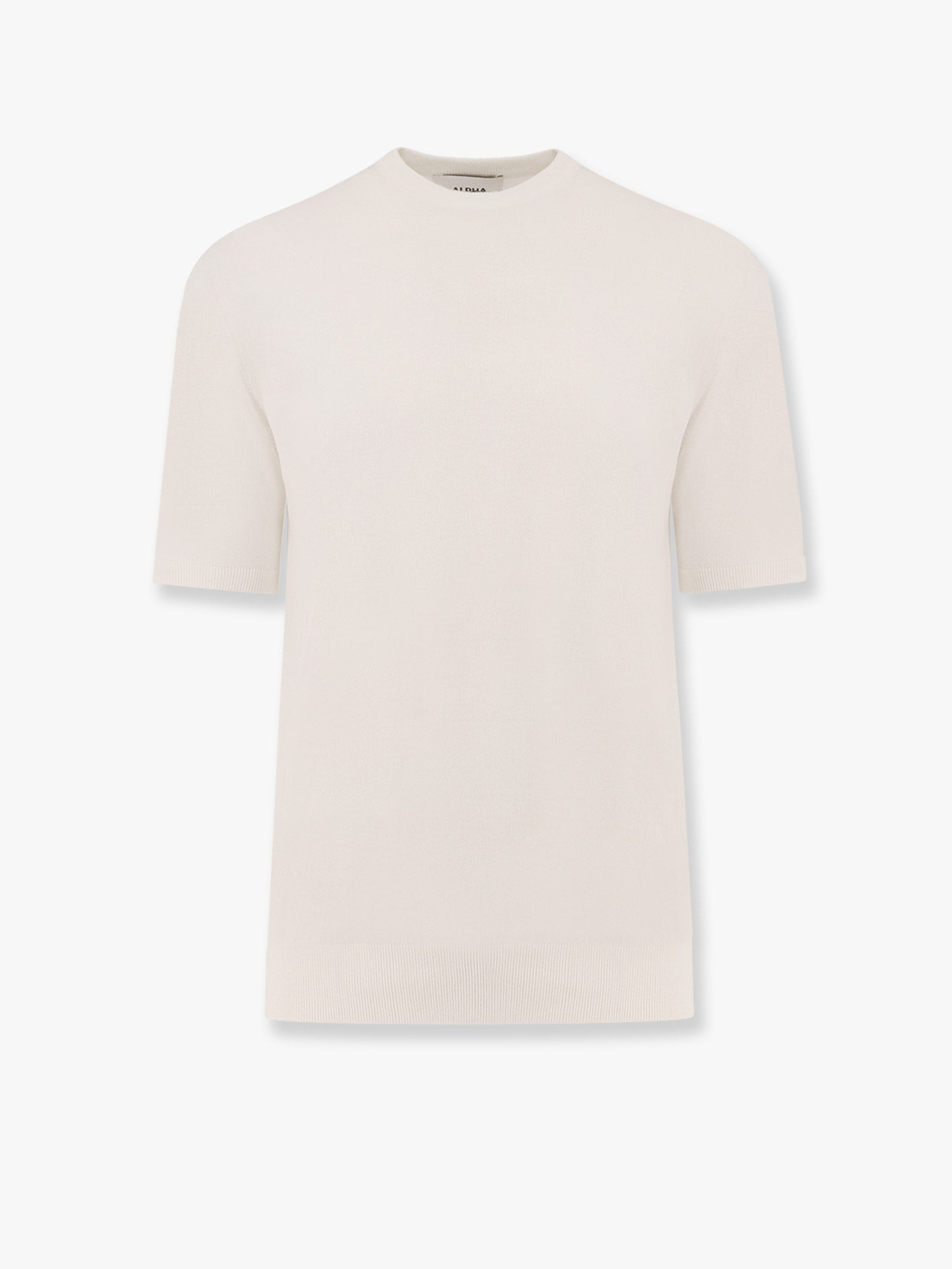 ALPHA-STUDIO Cotton crepe t-shirt