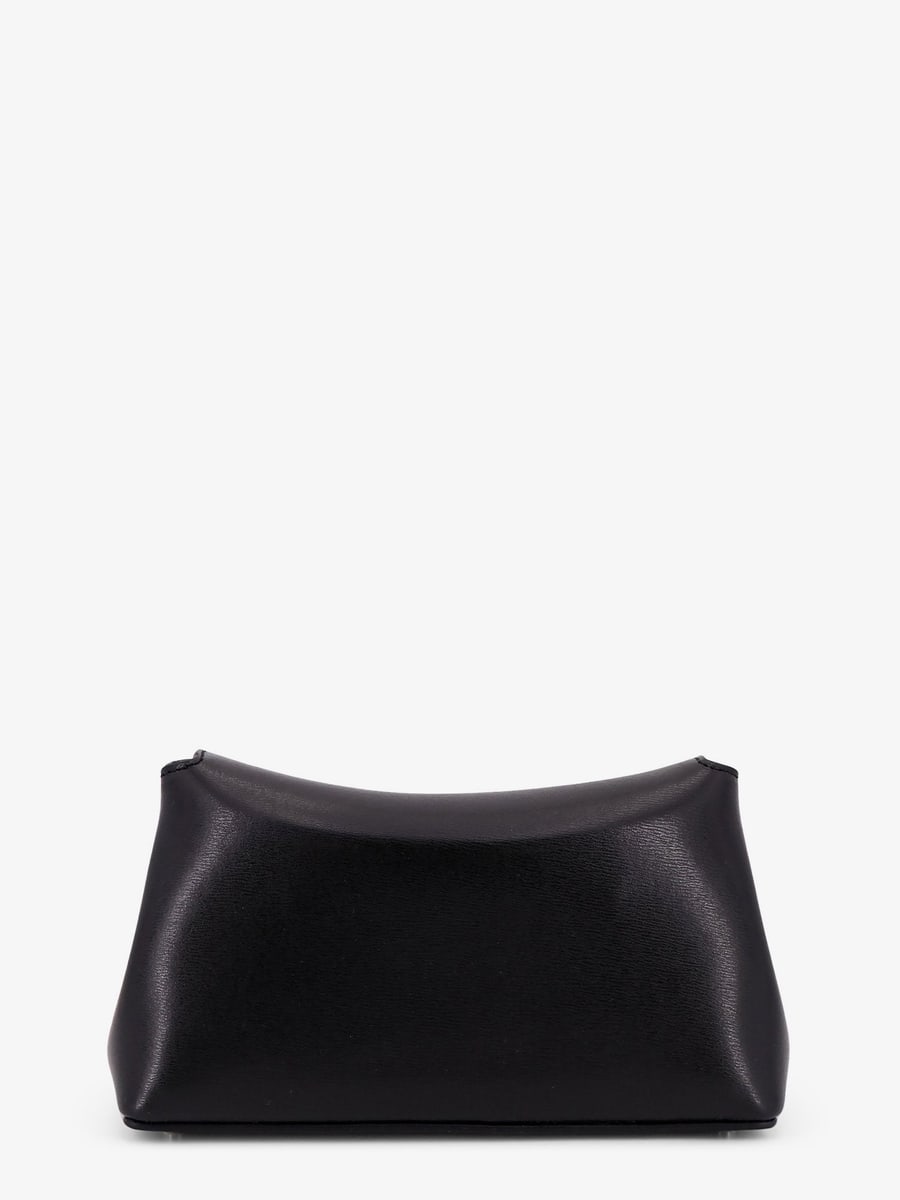 Toteme Mini T-Lock leather clutch, view 3