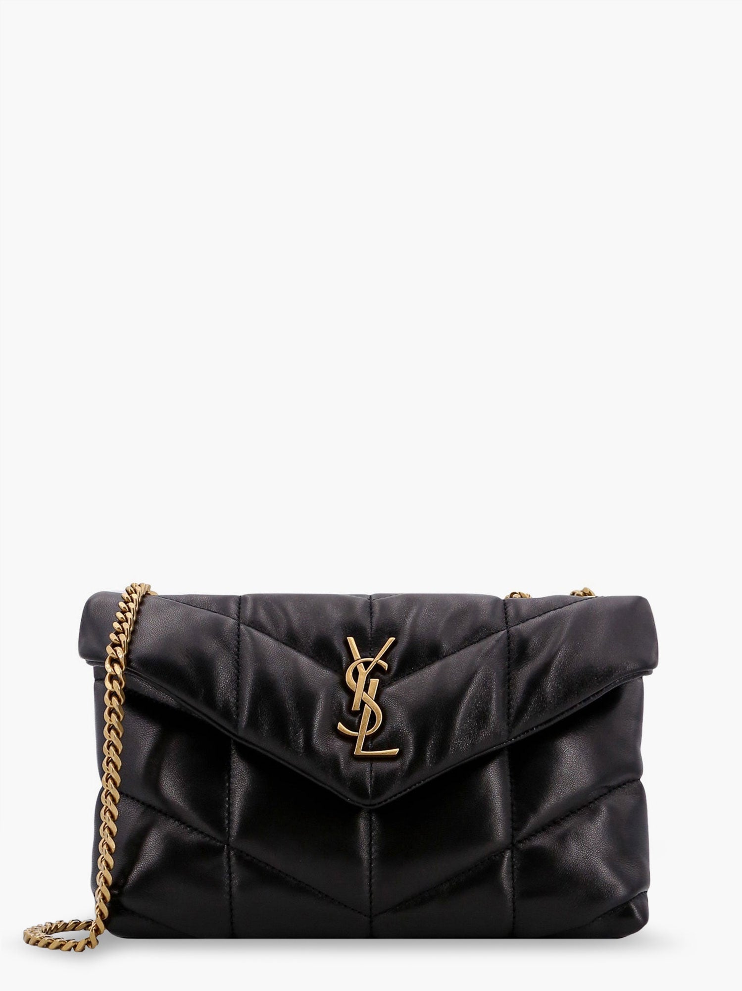 Saint Laurent Loulou Puffer Toy matelassé leather crossbody bag
