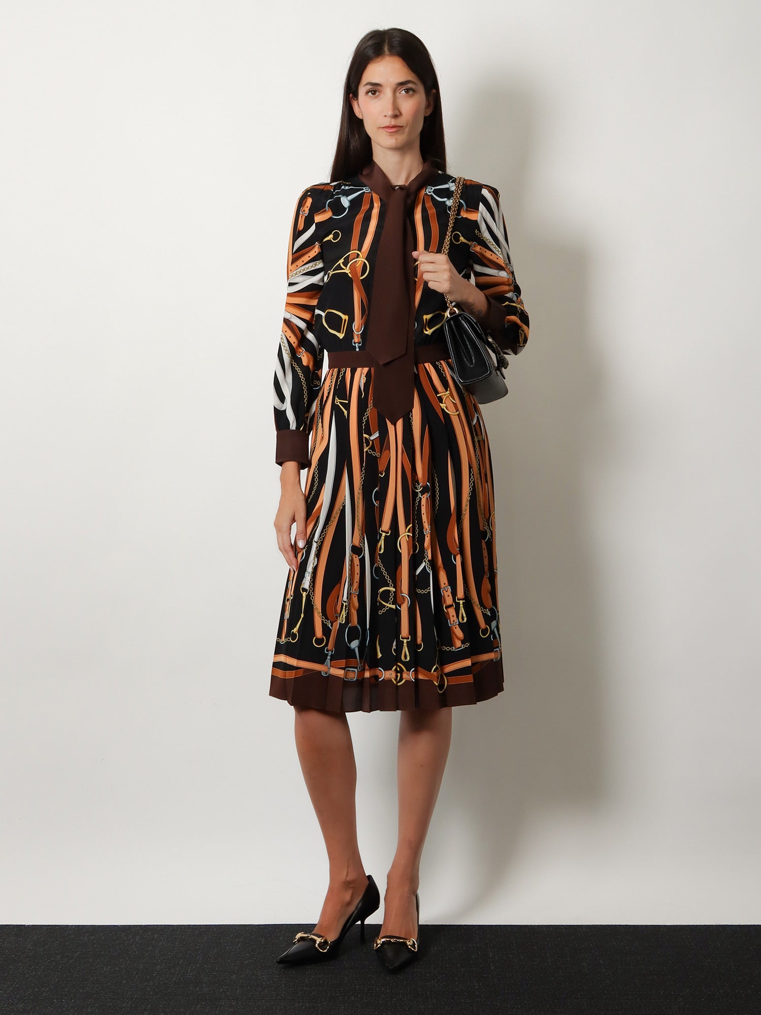 Gucci Chemisier silk dress, view 2