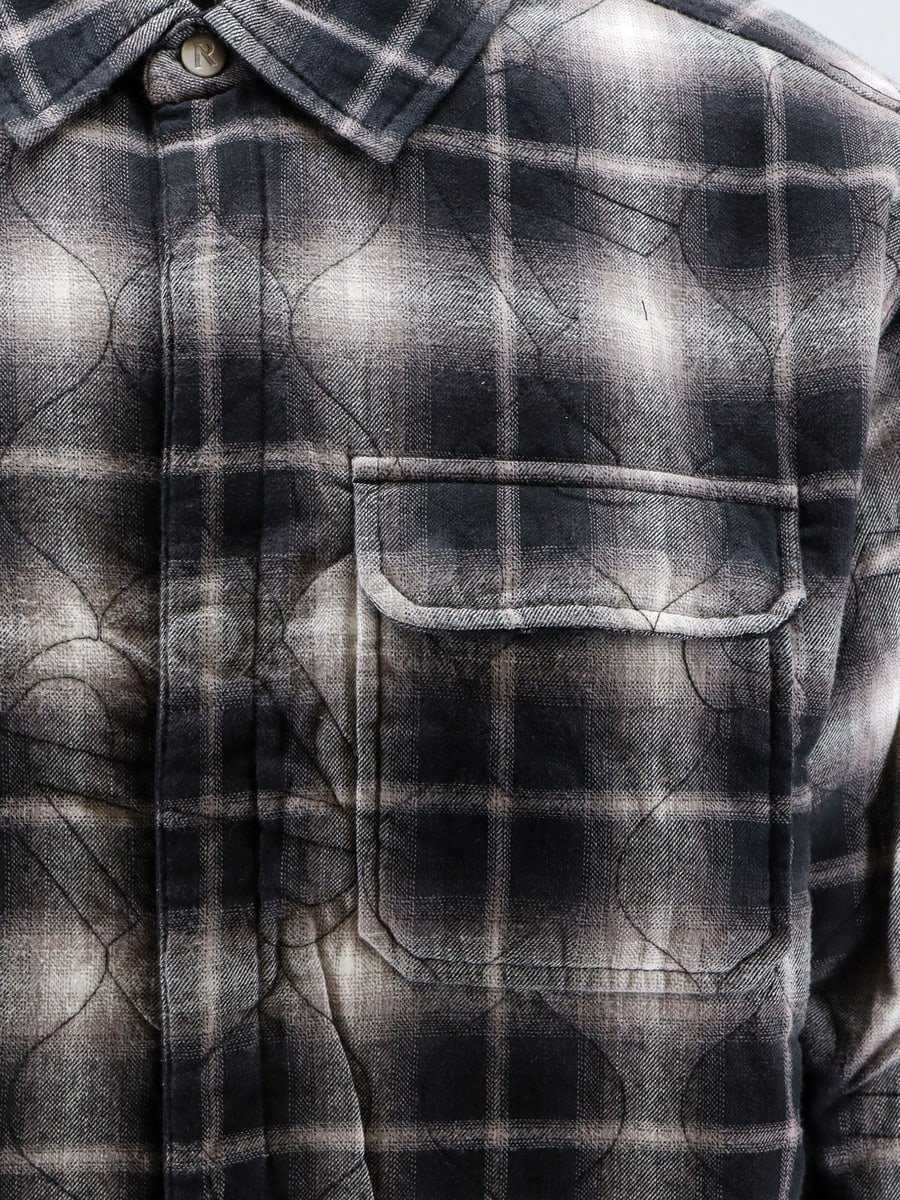 REPRESENT Logo Quilted Shirt/Jacket, view 3