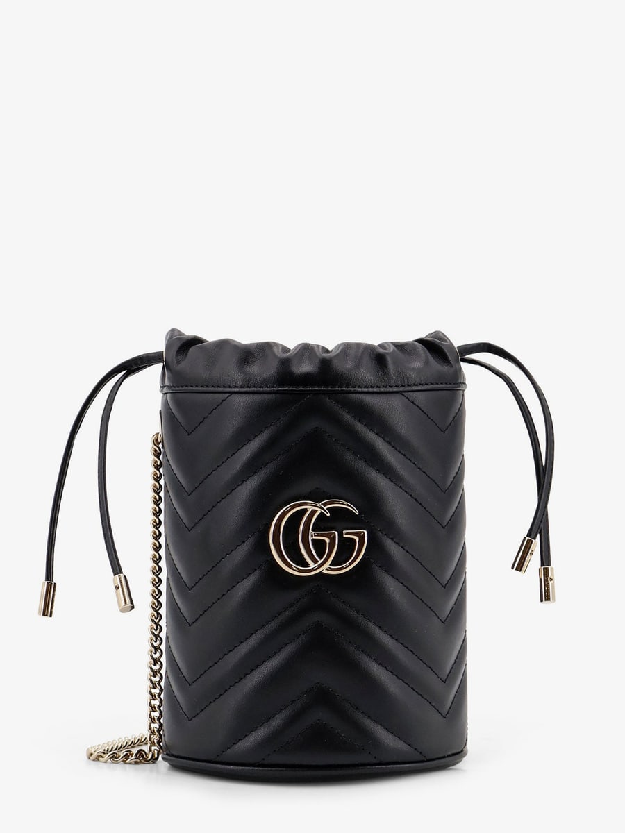 Gucci GG Marmont matelassé leather bucket bag