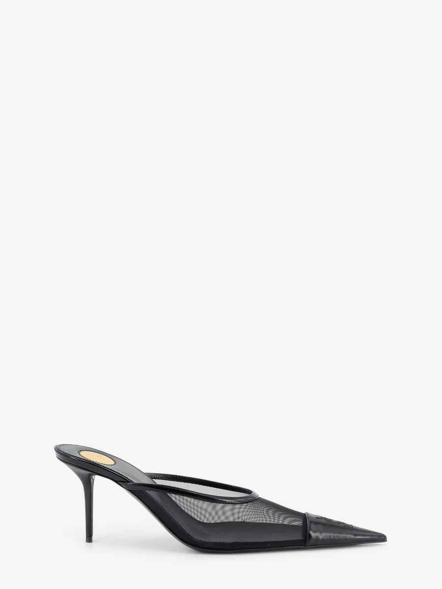 Saint Laurent Renée mesh pump with Cassandre toe