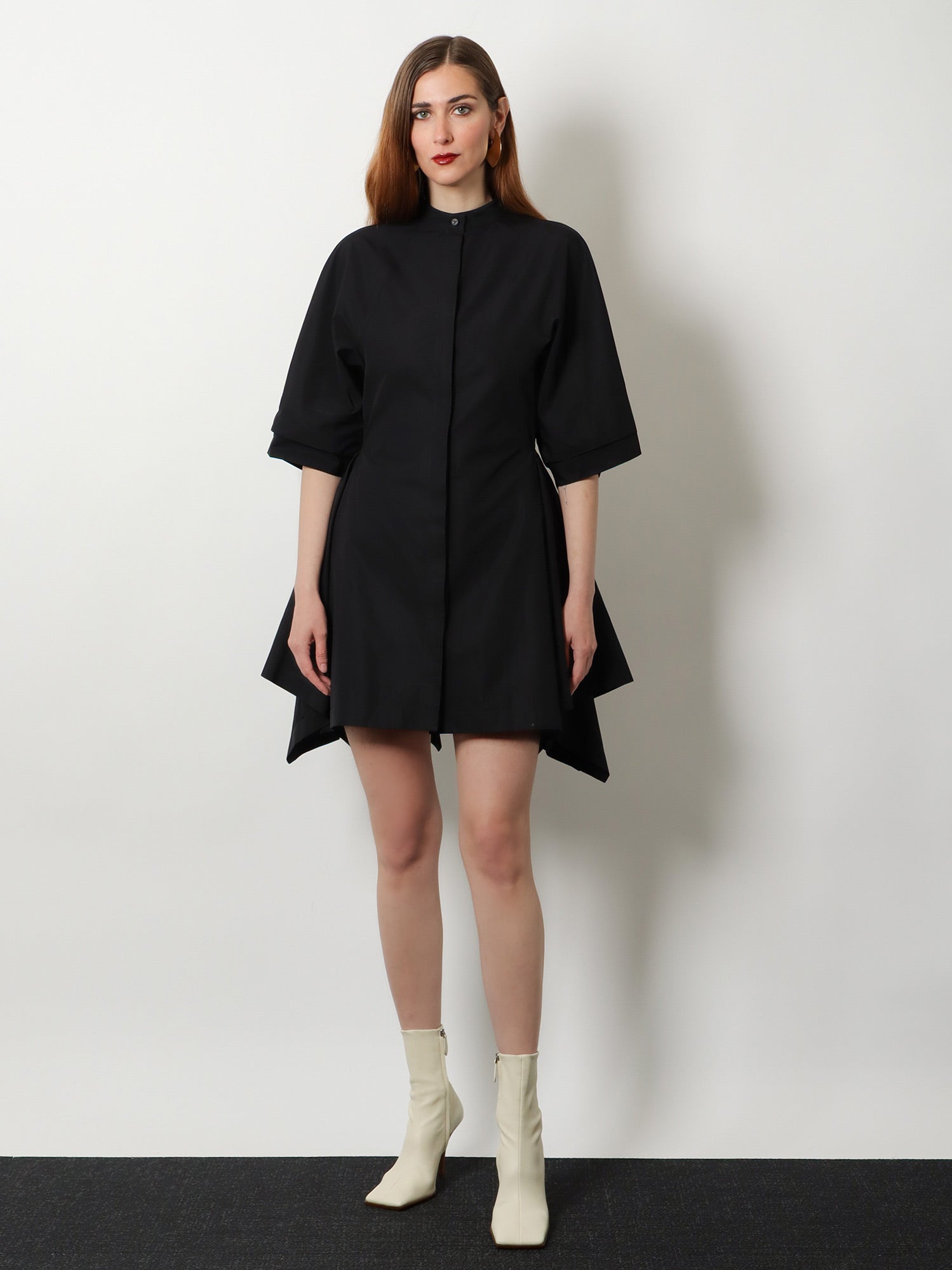 Alaïa Panelled cotton dress, view 2