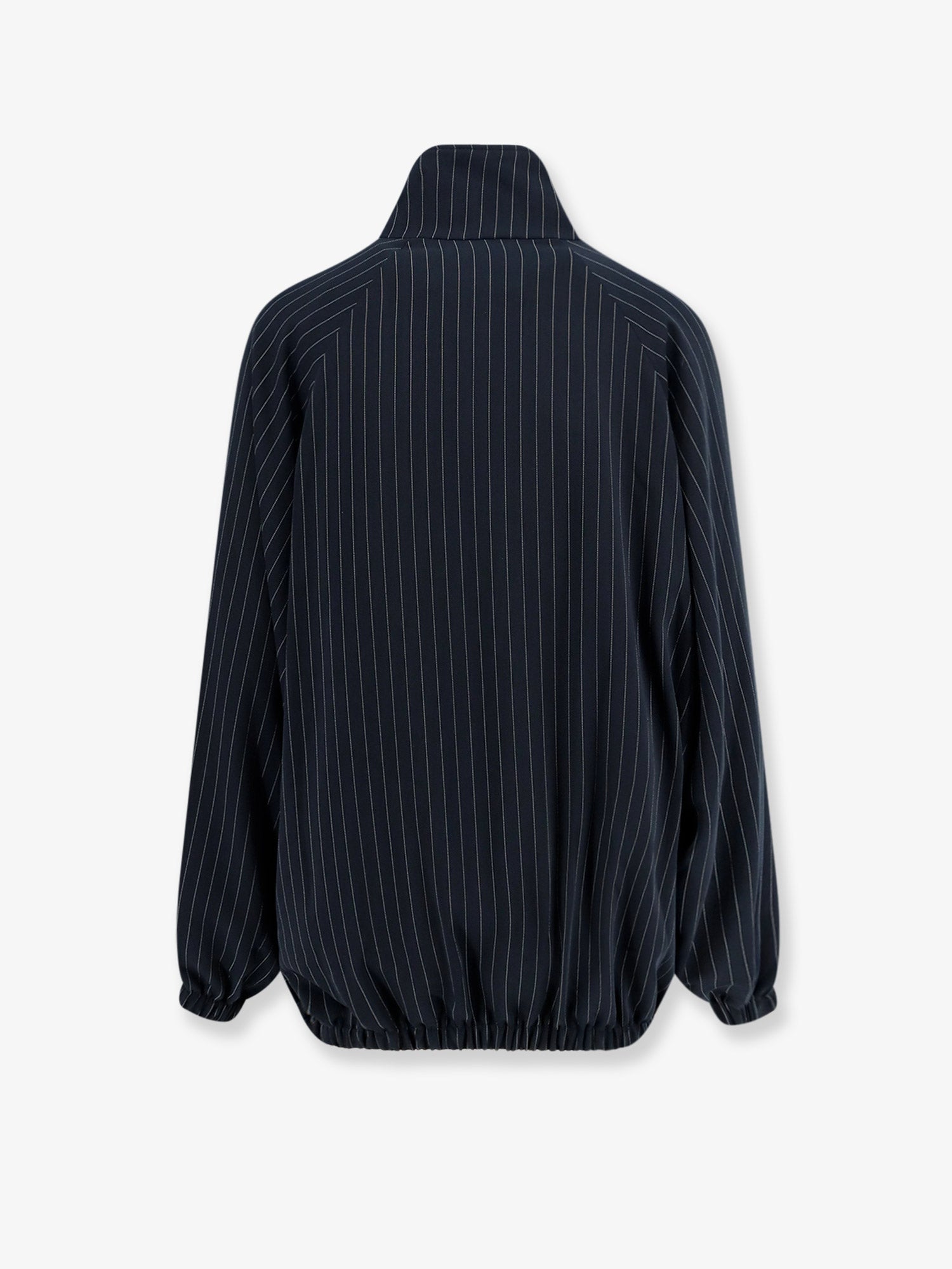 THE FRANKIE SHOP Baxter pinstripe recycled material jacket, view 2