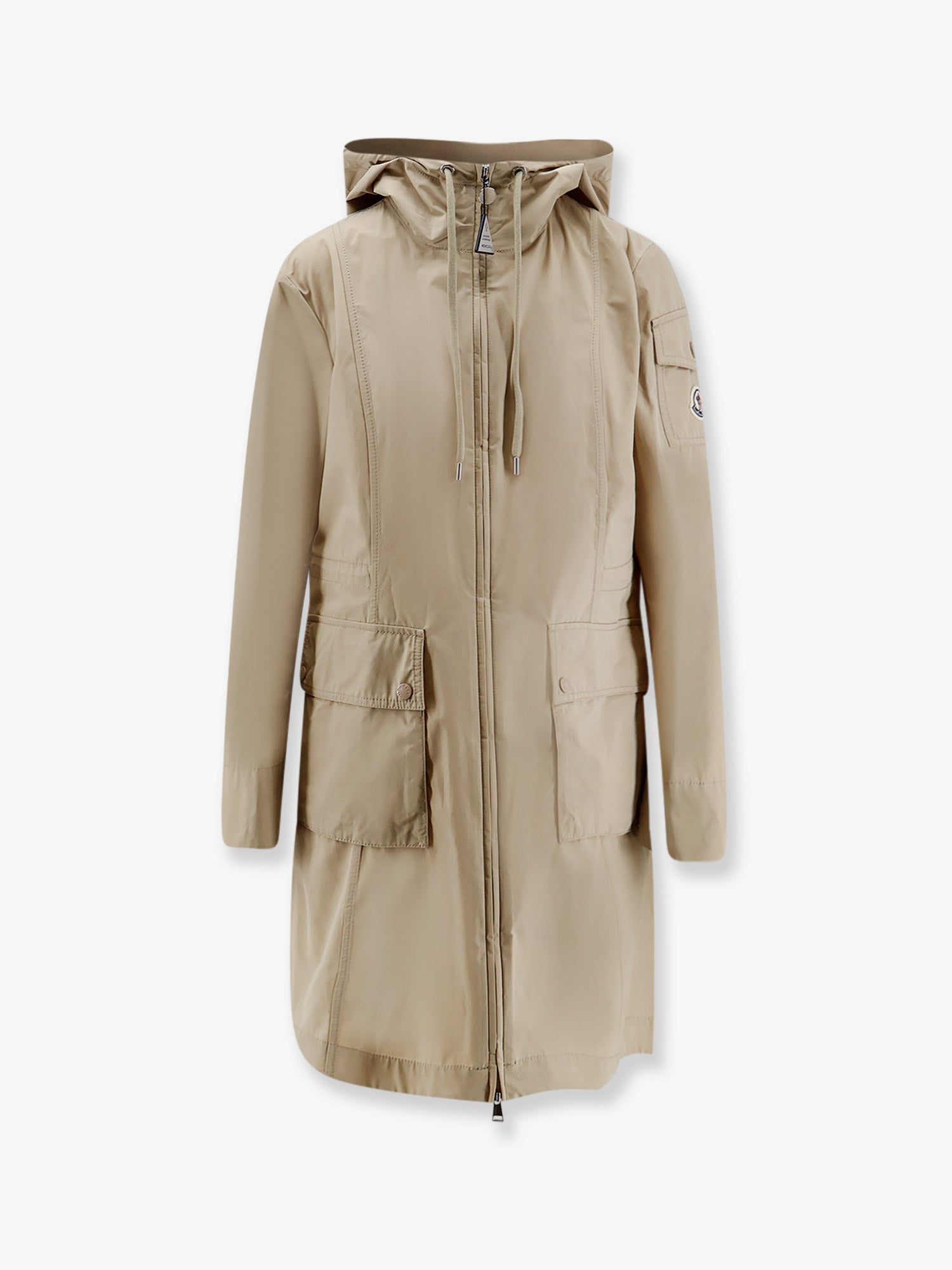 Moncler Laerte cotton blend long jacket