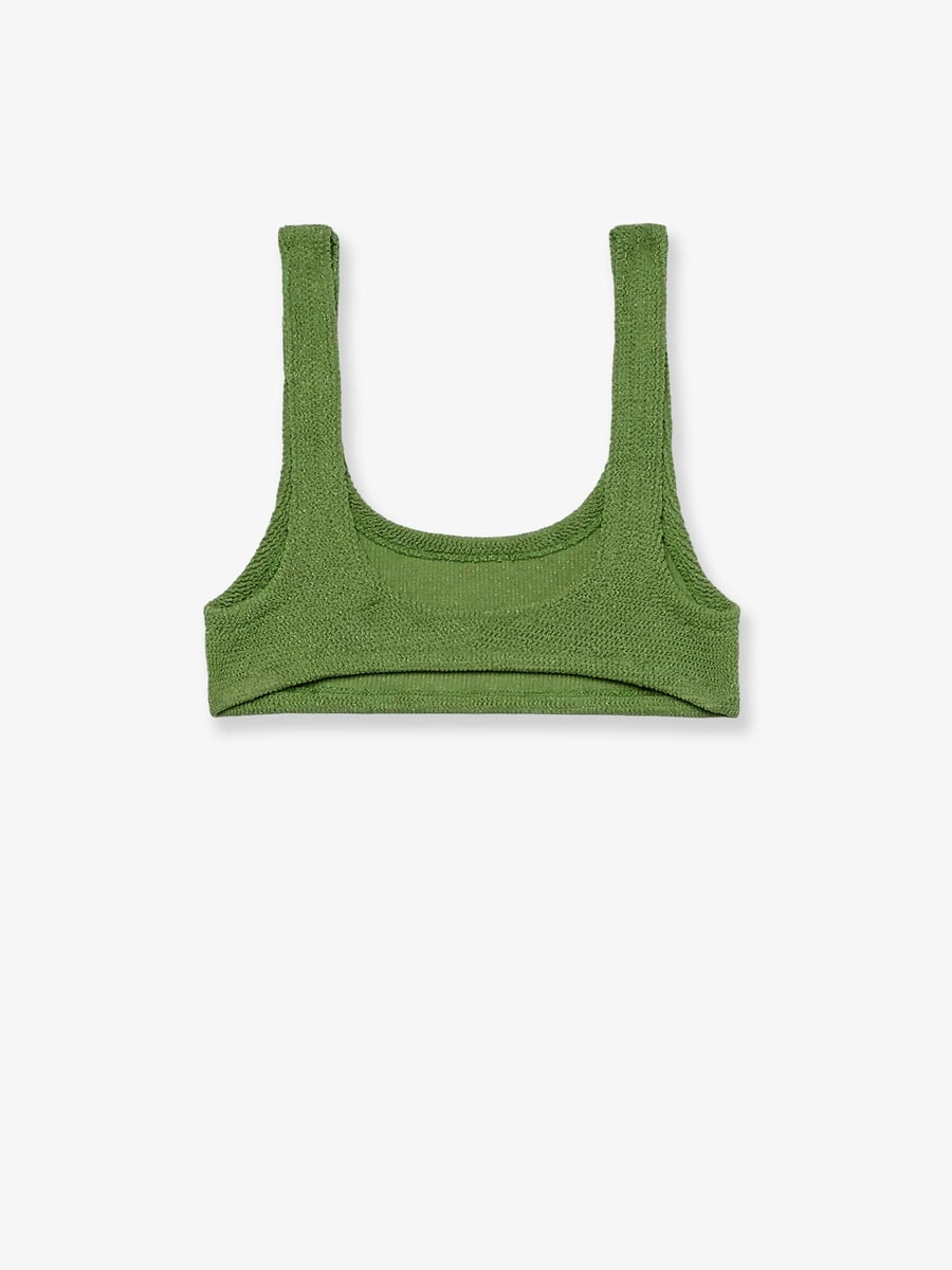 MC2 SAINT BARTH Naima stretch nylon bikini top, view 2