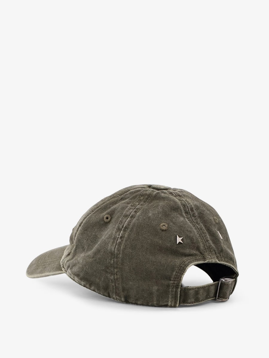 Golden Goose Decostructed washed cotton baseball cap, view 3
