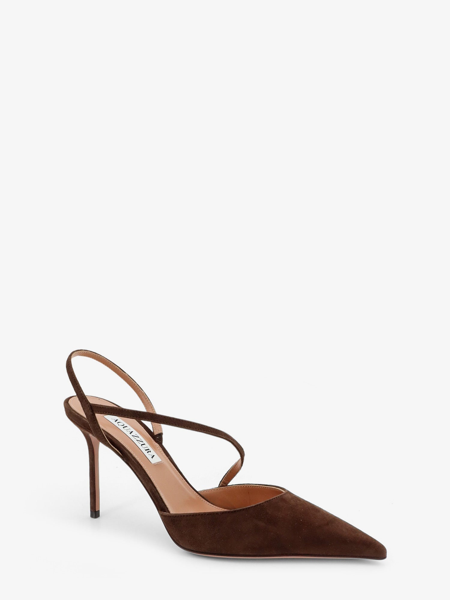 AQUAZZURA Bow Tie suede pumps, view 2
