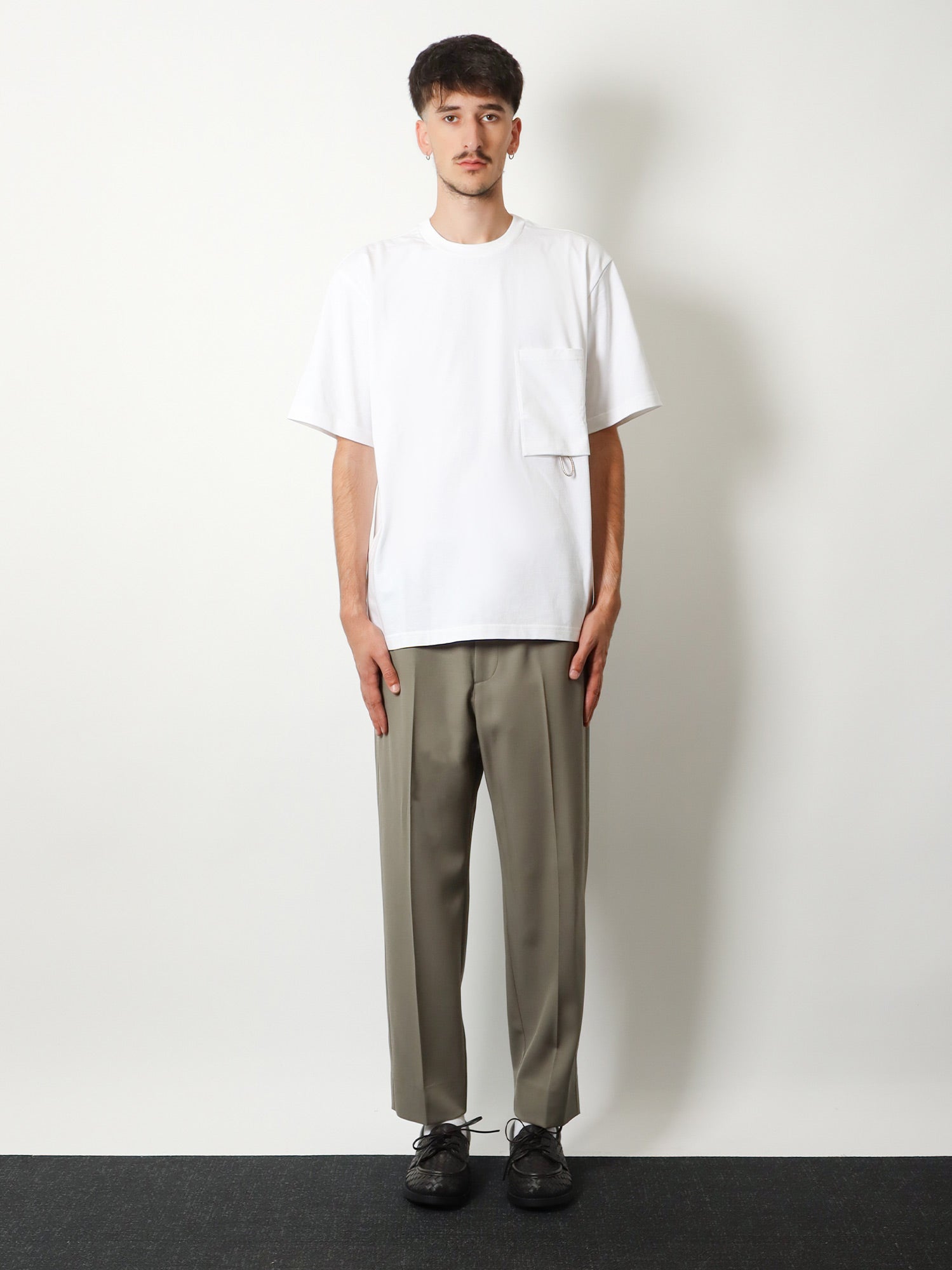 Bottega Veneta Compact Cotton T-Shirt, view 2