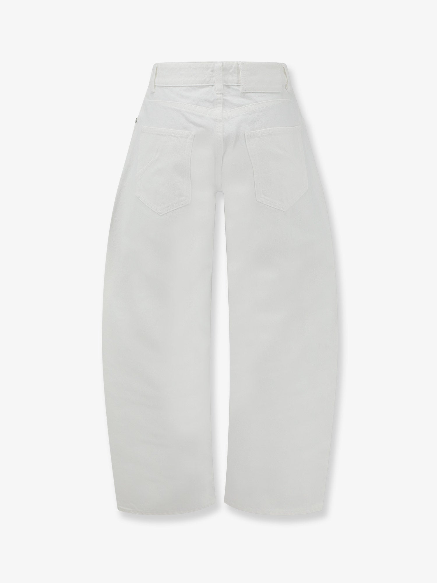 Alaïa Rodeo white denim trousers, view 2