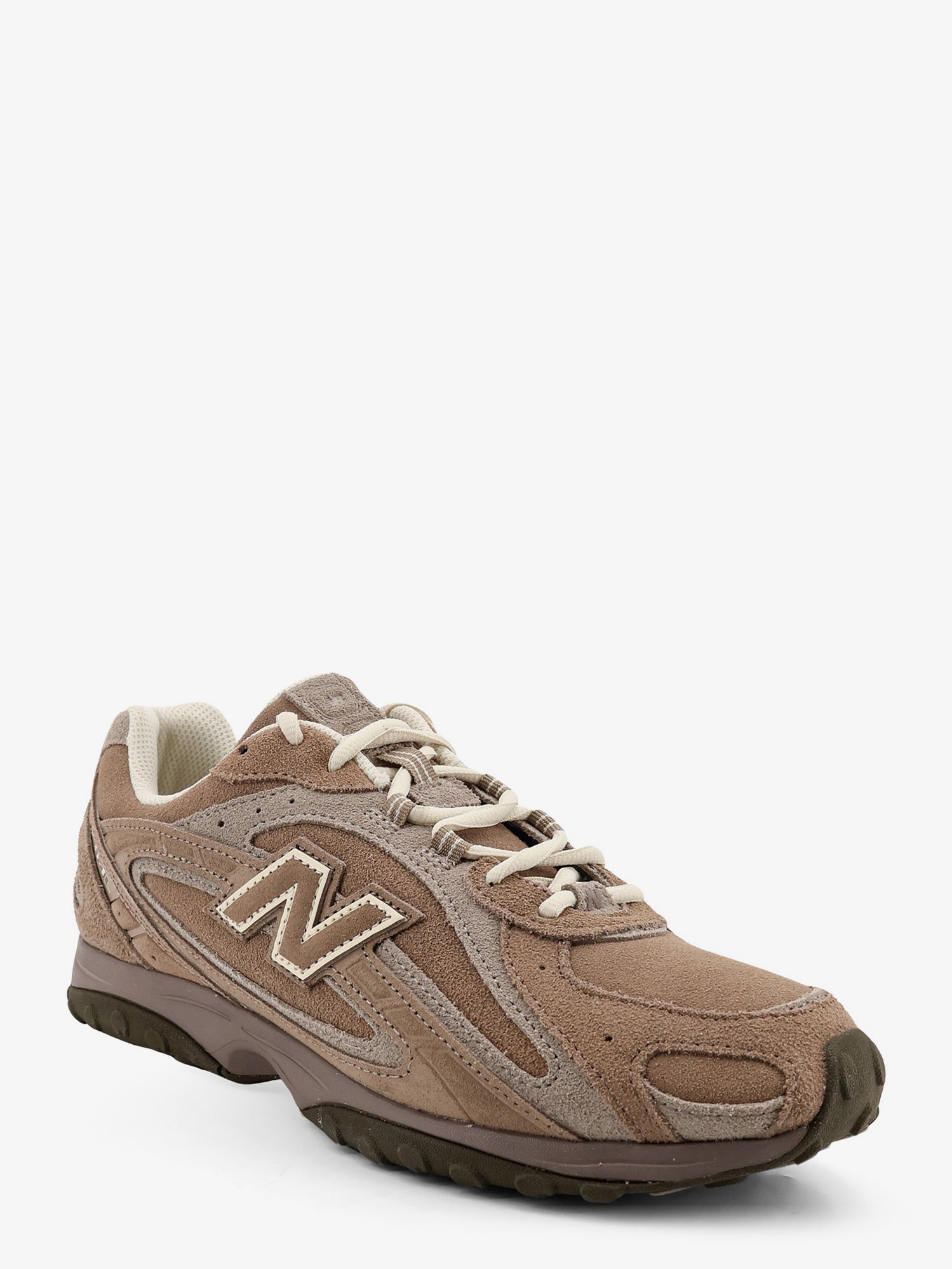 New Balance U204 suede sneakers with side logo, view 2