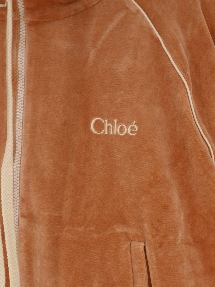 Chloé Chenille sweatshirt with Logo, view 3