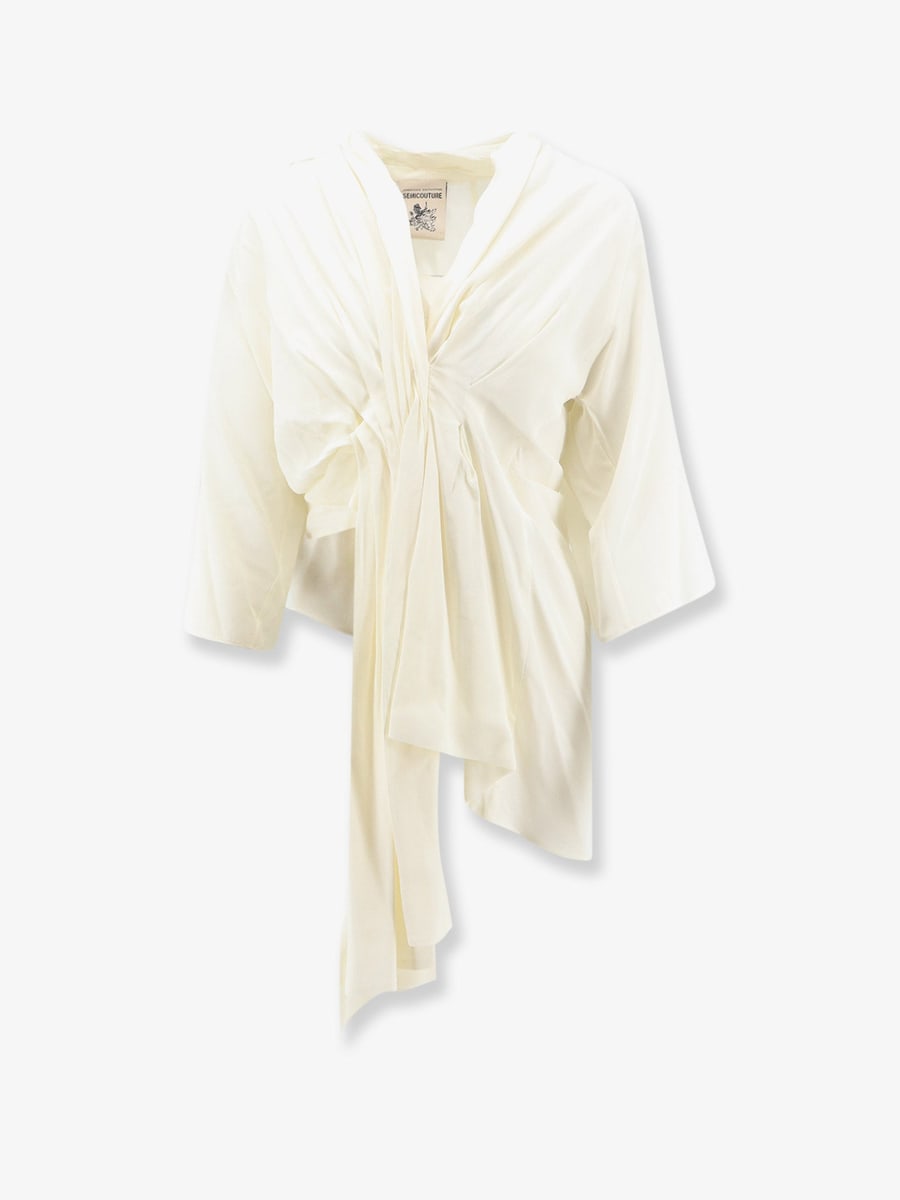 SEMICOUTURE Silk blend top