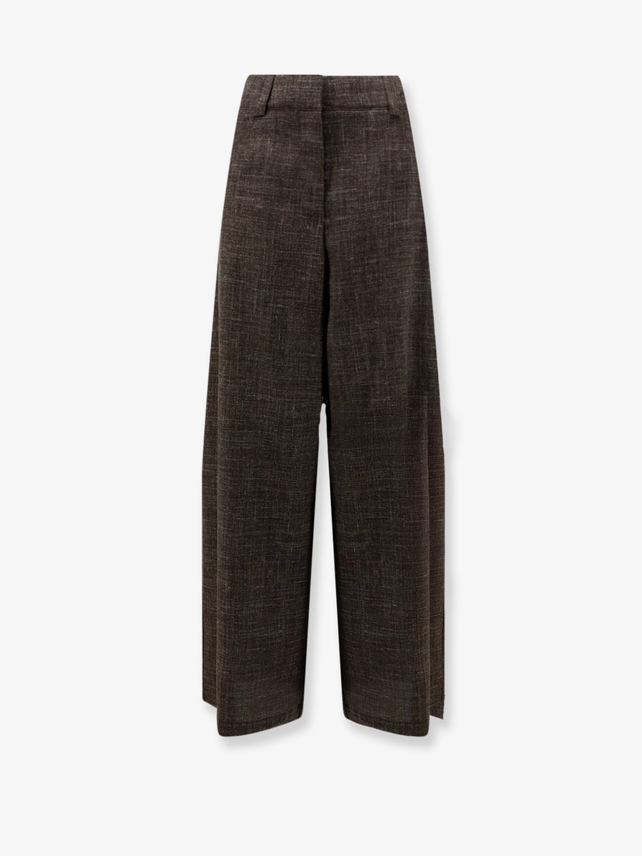 ALYSI Wool and linen blend trousers