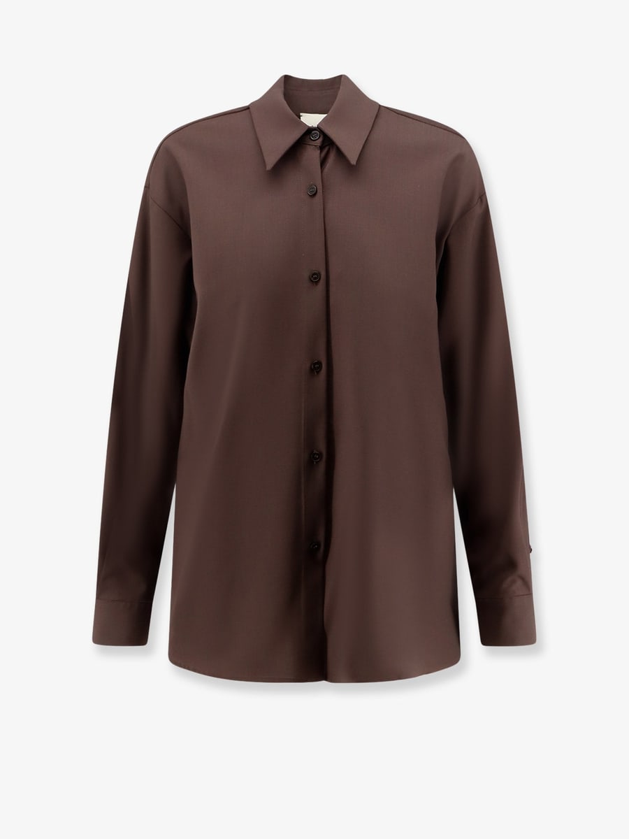 ALYSI Stretch virgin wool shirt