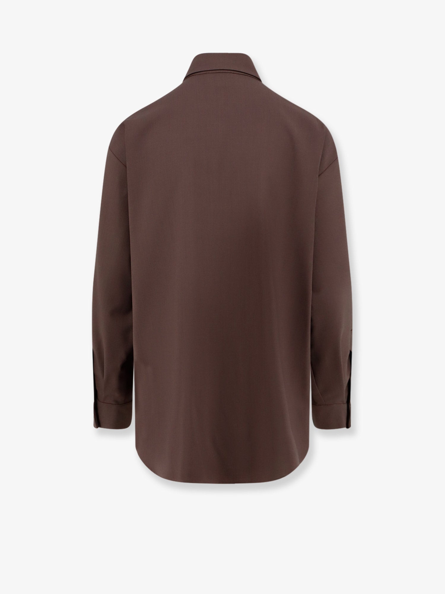 ALYSI Stretch virgin wool shirt, view 2