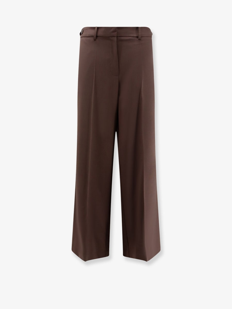 ALYSI Stretch virgin wool trousers
