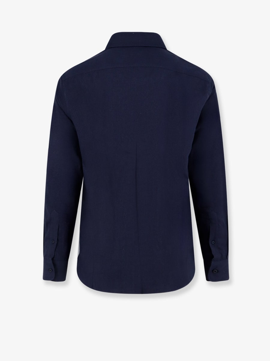 Brunello Cucinelli Cotton and lyocell shirt, view 2