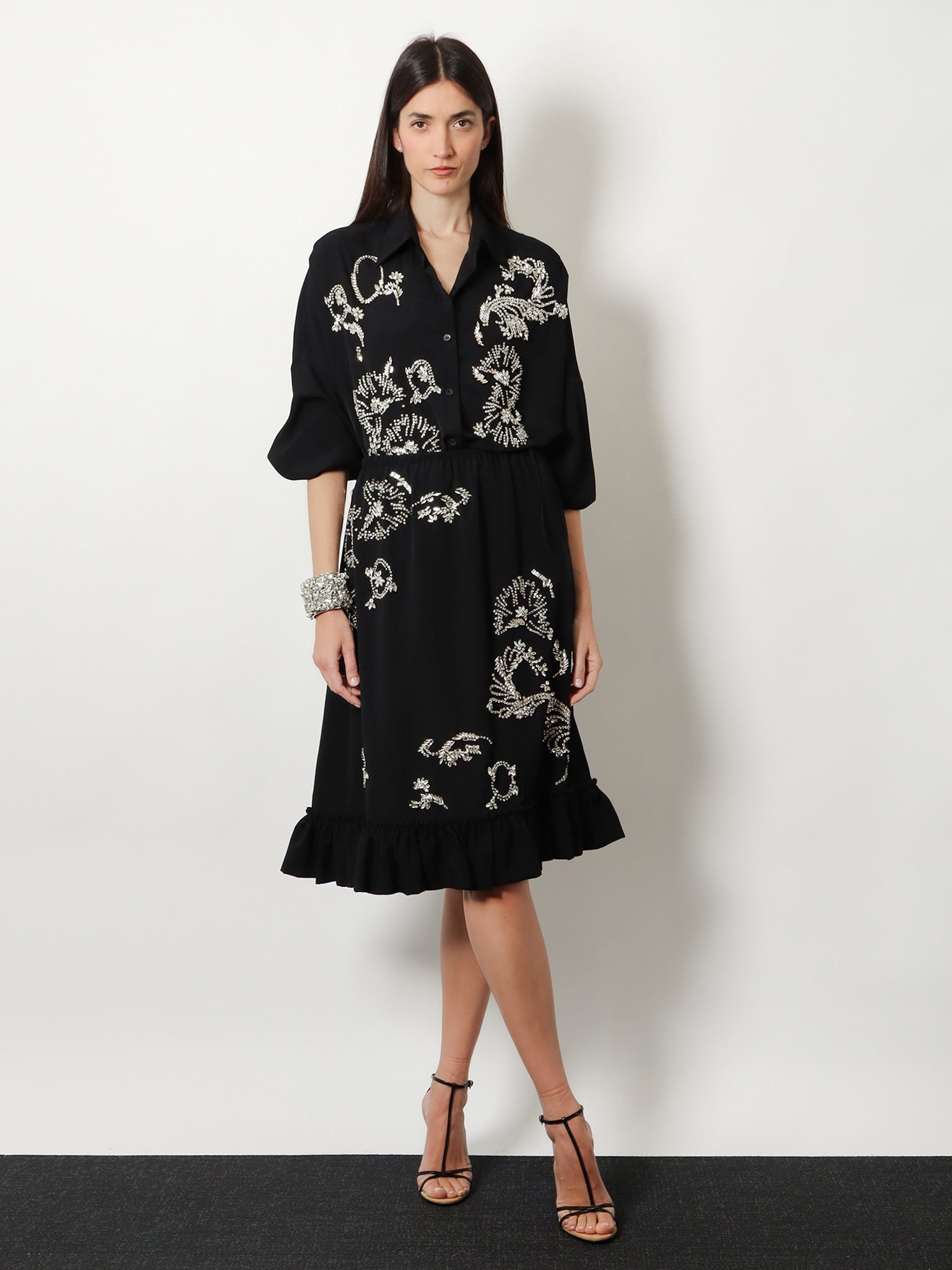 Dries Van Noten Casia shirt with rhinestones, view 2