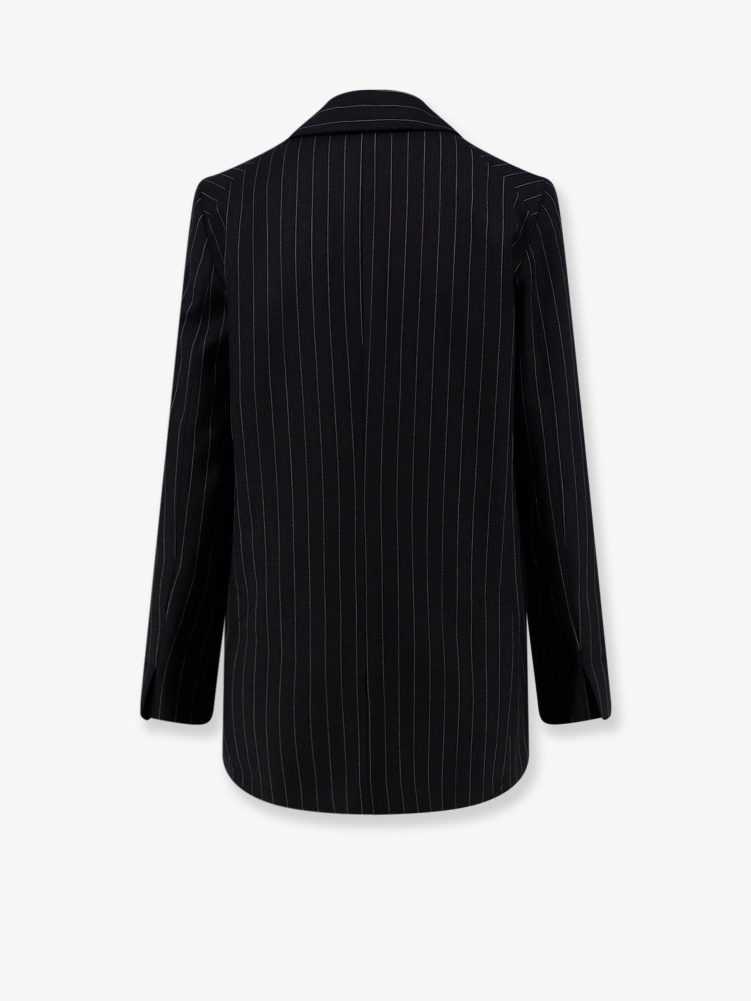 SEMICOUTURE Single-breasted virgin wool blend blazer, view 2