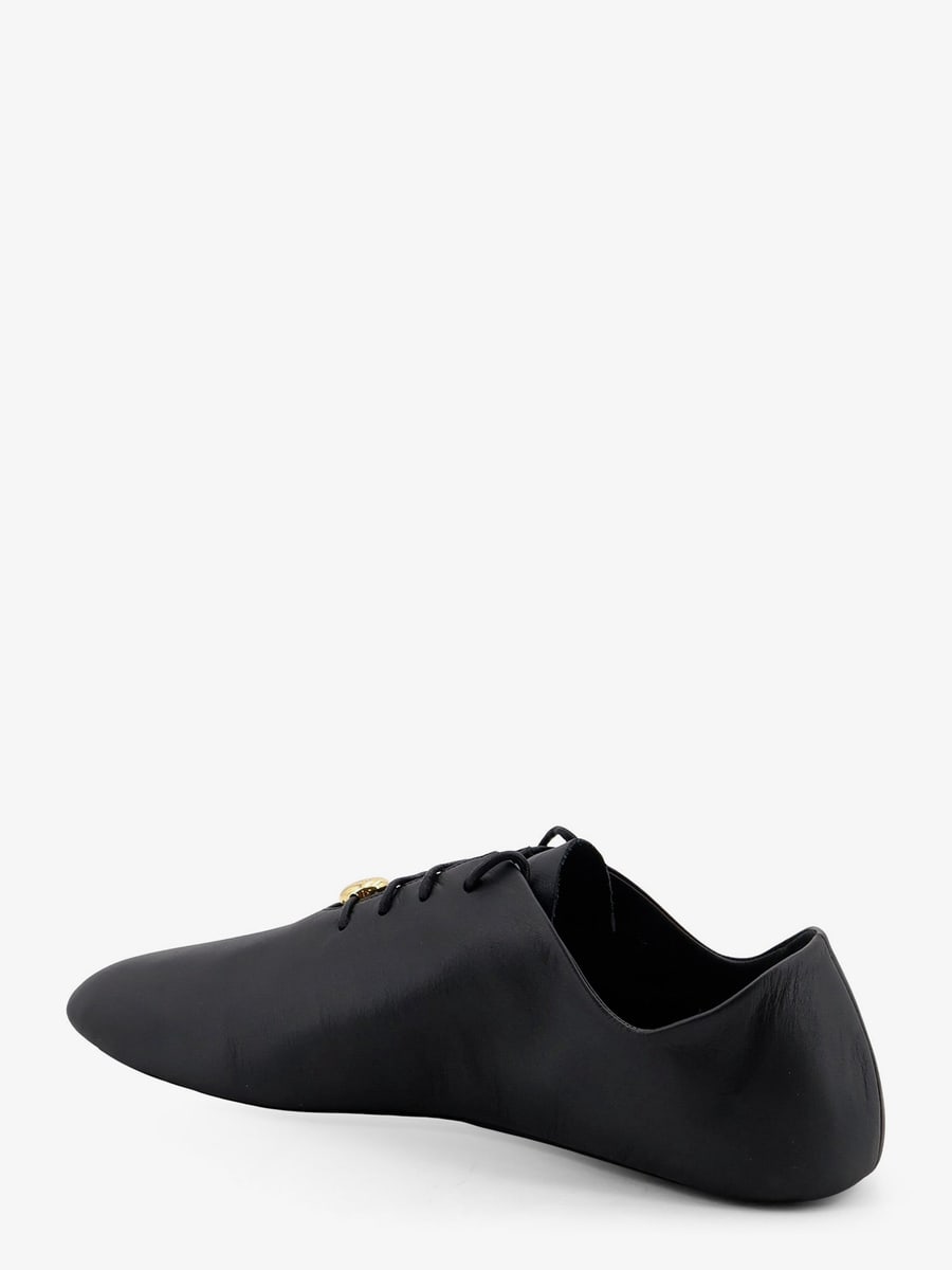 Loewe Pebble Soft Leather Sneakers, view 3