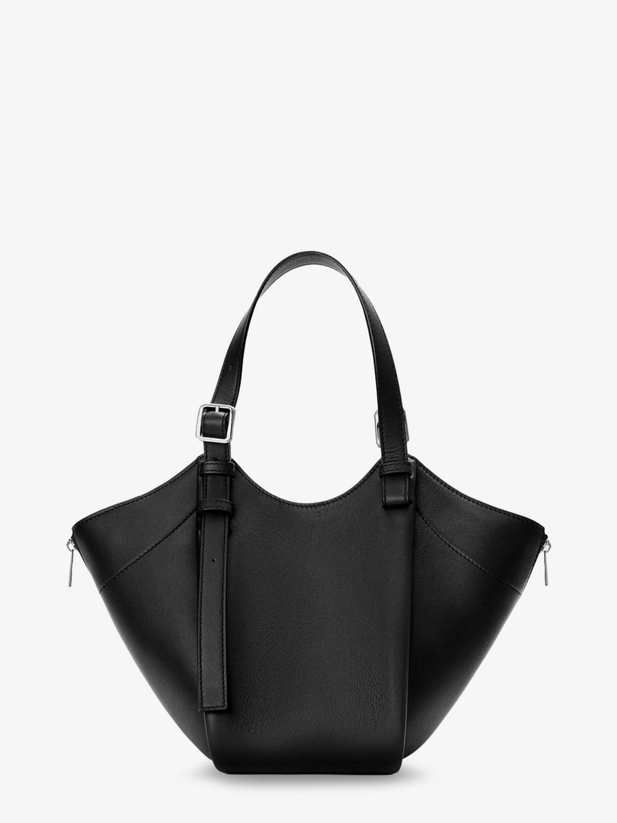 Loewe Hammock Flip leather handbag with front lettering logo, view 2