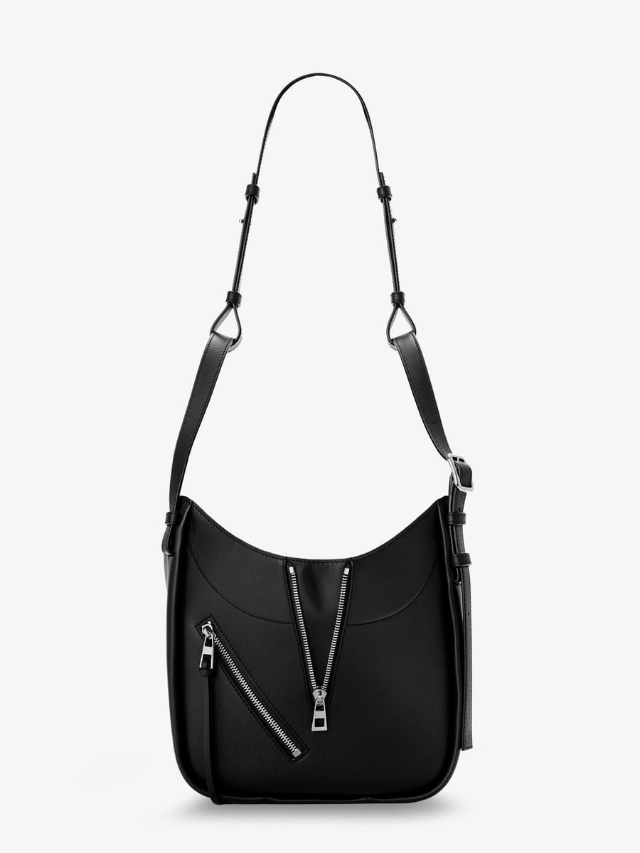 Loewe Hammock Flip leather handbag with front lettering logo, view 4