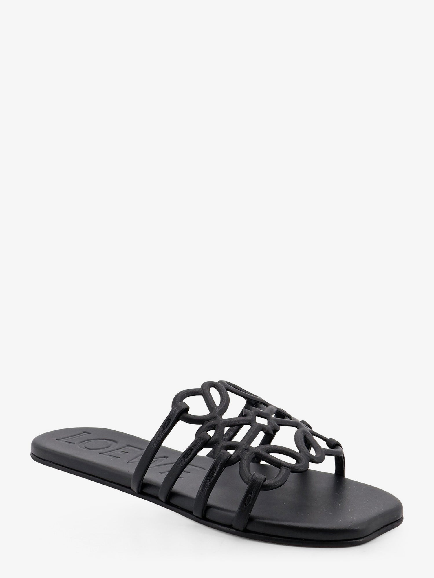 Loewe Paula's Ibiza-Aangram Petal leather sandals, view 2