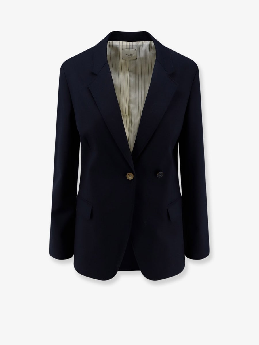 ALYSI Sartorial virgin wool blend blazer