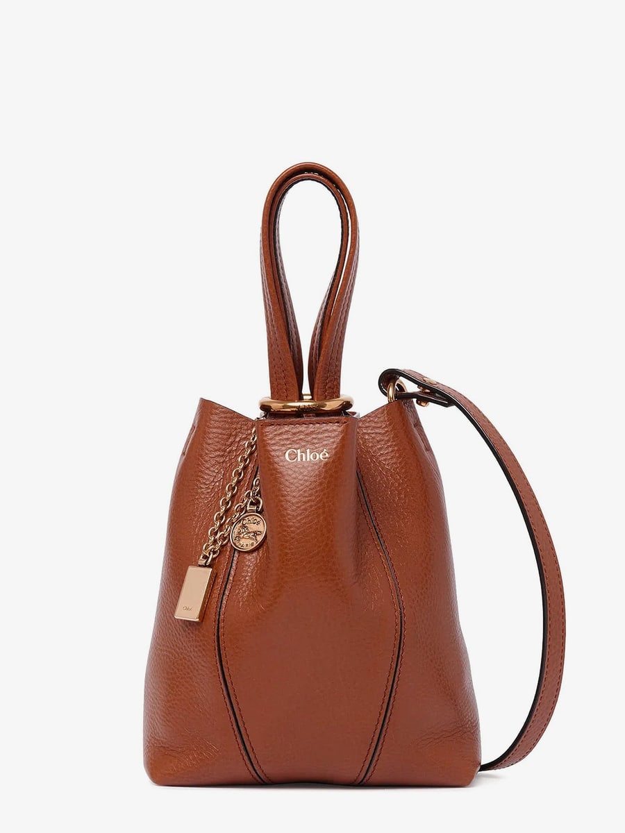 Chloé Chloé Spin leather crossbody bag, view 3
