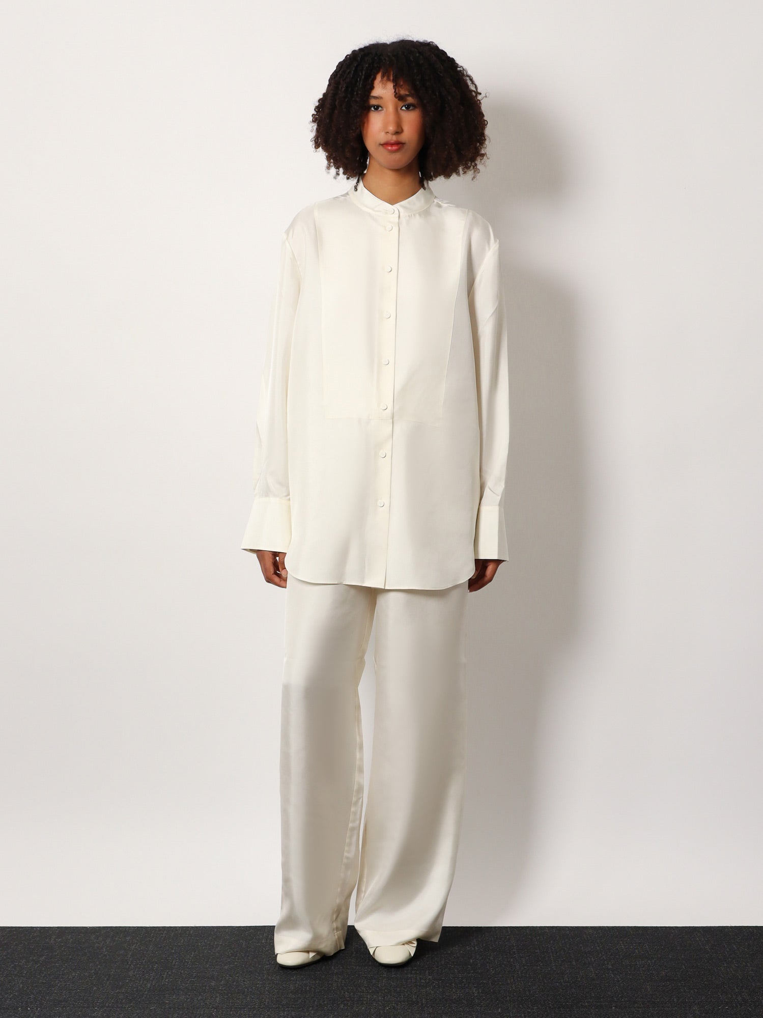 ROHE Tuxedo silk shirt, view 2