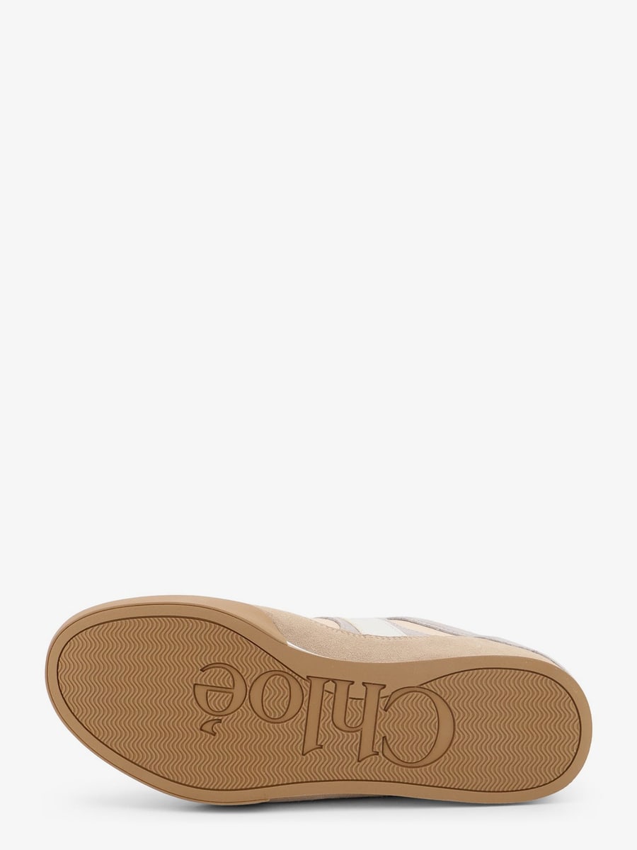 Chloé Kick suede sneakers with contrasting inserts, view 4