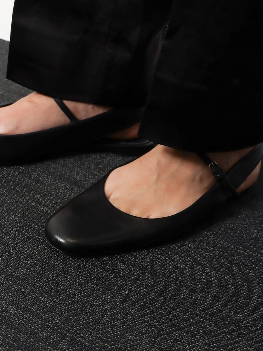 Toteme Leather ballerinas, view 2