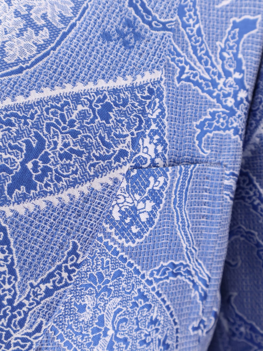 Etro Silk blend single-breasted blazer, view 3